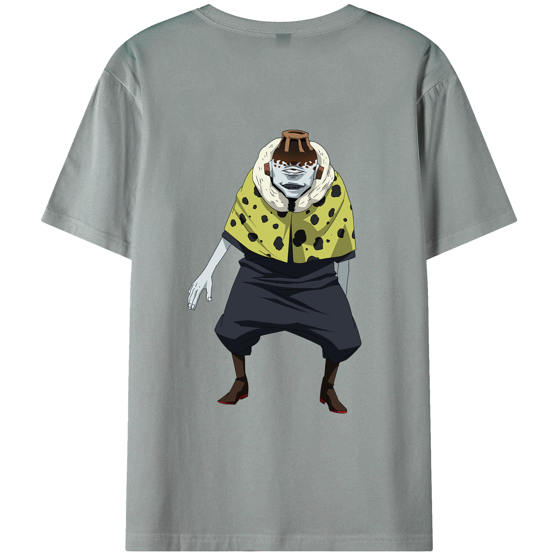 （画像用） 呪術廻戦 Jujutsu Kaisen 綿100％ メンズ半袖Tシャツ（バックプリント） 通気性